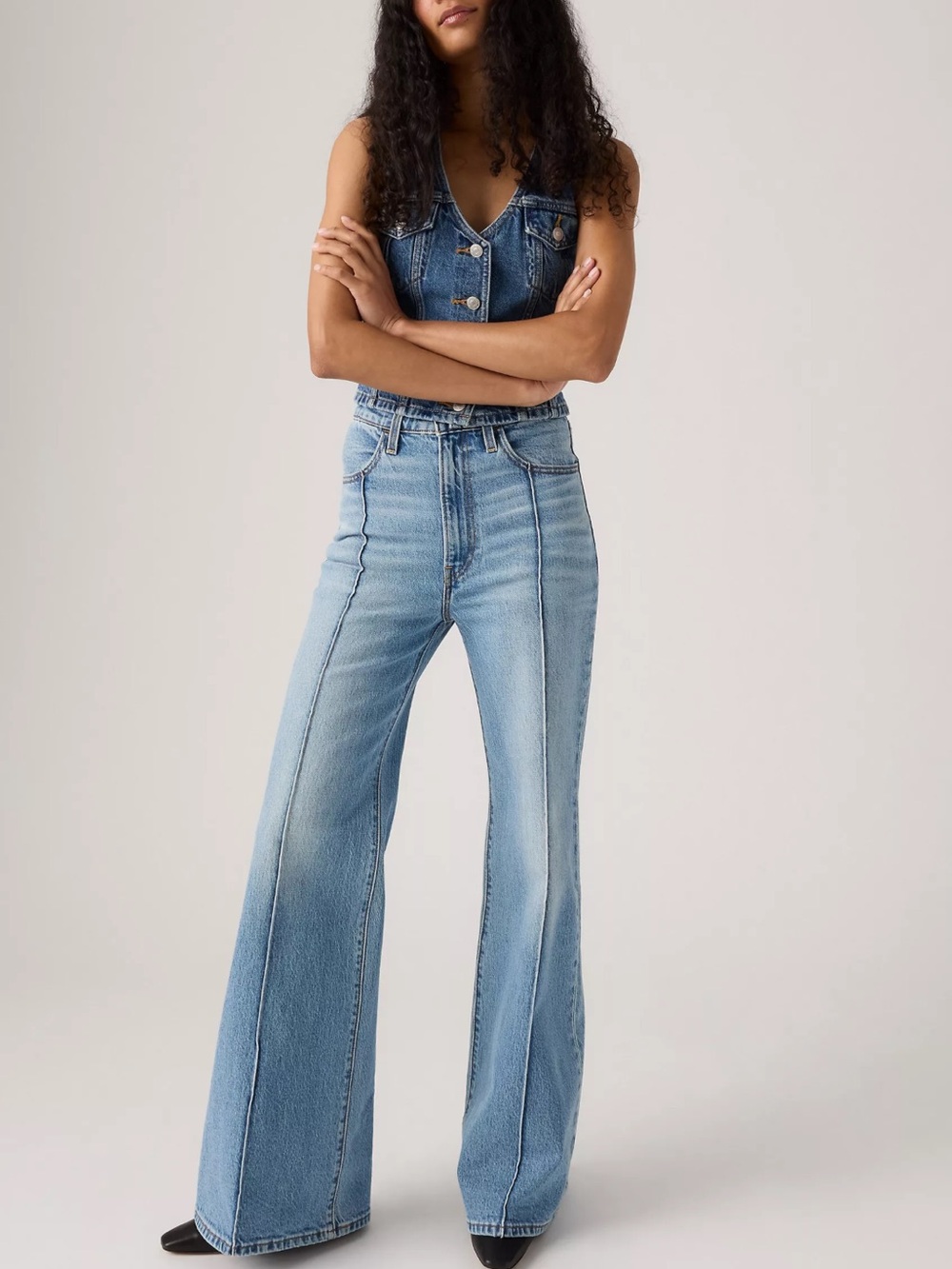 RIBCAGE BELL WESTERN WOMEN'S  Jeans Rare Hard To Find-Size 29